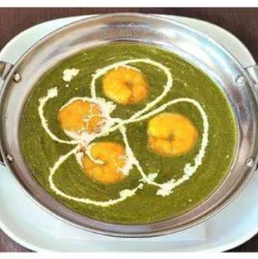 ホウレン草海老カレー