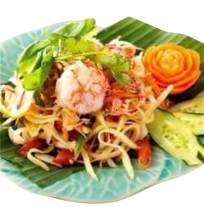 1. パパイヤサラダ (小)